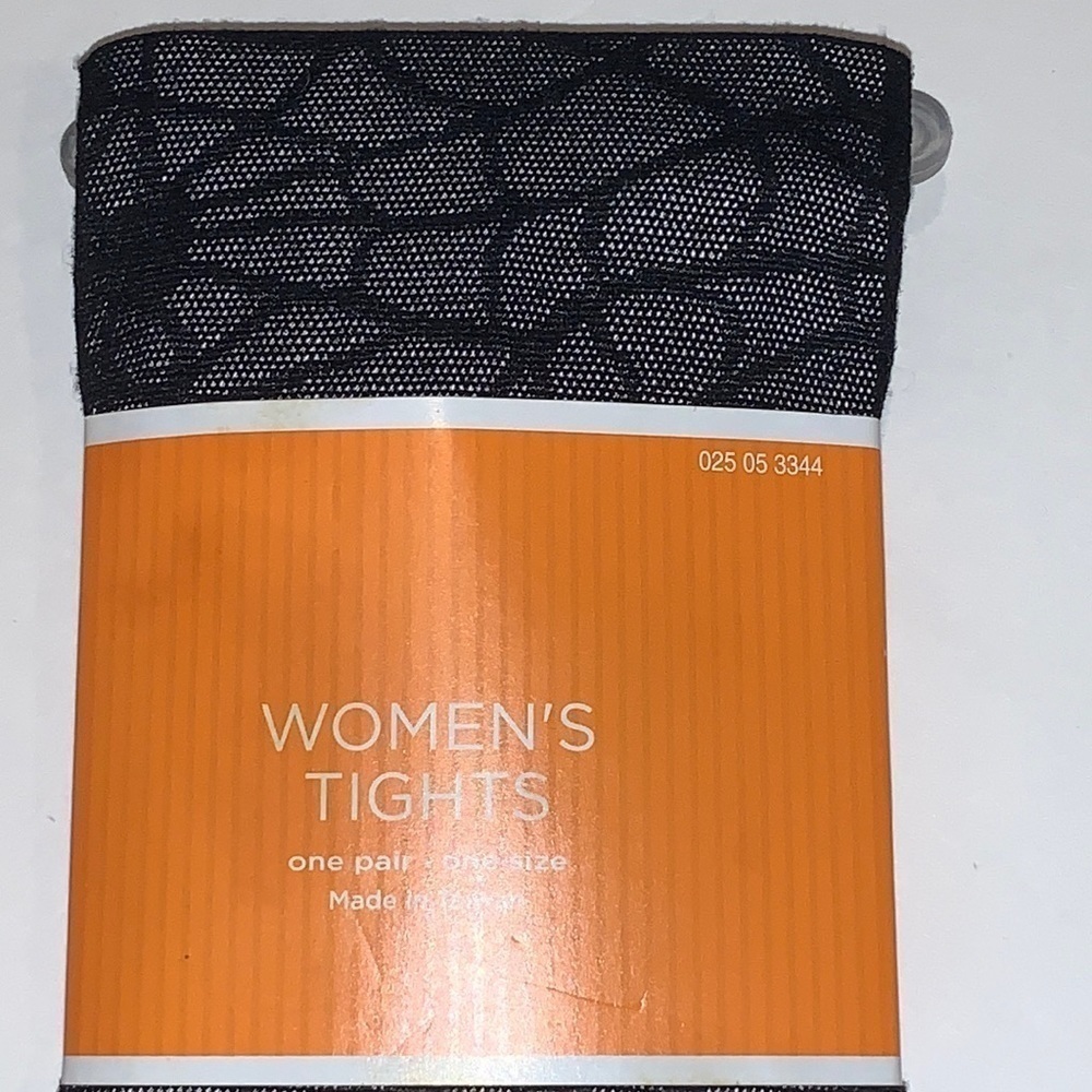 Vintage Spiderweb Tights Black New witchy goth horror vamp punk Halloween